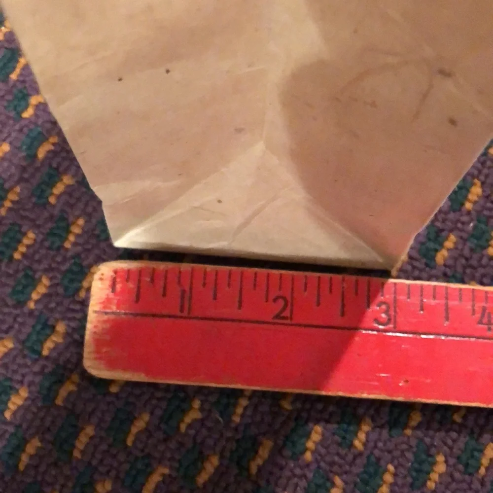 New 20 count small rice paper bags with red satin ribbon ties